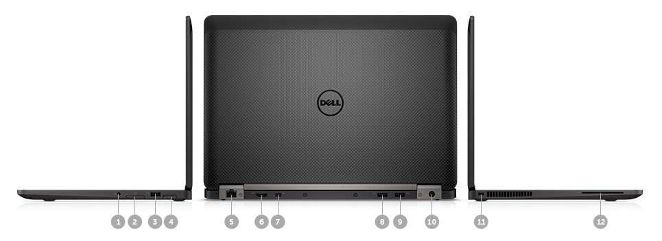 (Used) Dell Latitude E7470 - 6th Generation, Intel Core i7 Processor, 8GB RAM, 256GB SSD, 14-Inch, Window 10 - Black | Latitude-E7470. | Megazone