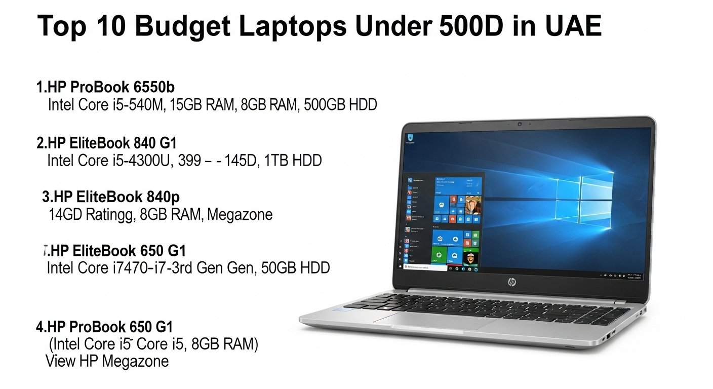 Budget Laptops Under 500 AED in UAE